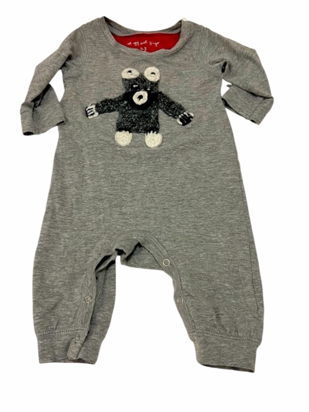 Red Egg & Ginger Outfit Size 0-3 M